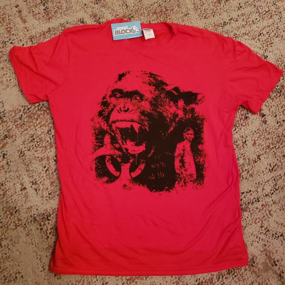 New Planet of the Apes M Medium NERD BLOCK T-SHIRT